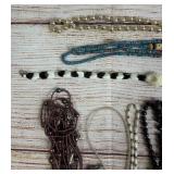 Large Vintage Costume Jewelry Lot 15 Necklaces Beaded Faux Pearl Stone Crafts