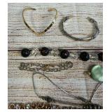 Mixed Lot of 11 Vintage & Modern Costume Bracelets - Fashion Jewelry