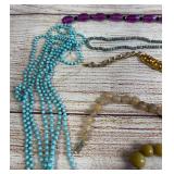 Costume Jewelry Lot 1.1 lb Necklaces Craft Repair Unsearched Vintage Styles