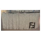 Fendi Casa Luxury Crystal Chandelier Project - Untested, Missing Parts