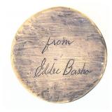 Joe Beeler Bacon Rind Osage Bronze Medallion Gift from EDDIE Basha