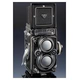 Rolleiflex 3.5F TLR Camera Carl Zeiss Planar 75mm Lens & Complete Kit