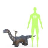 Crackerjax Scottsdale AZ Brachiosaurus Coin-Op Kiddie Ride Amusement Park