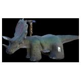 Vintage Crackerjax Scottsdale AZ Triceratops Dinosaur Coin-Op Arcade Ride