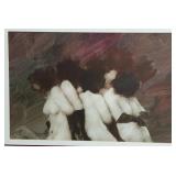 Original Borys Buzkij Oil PAINTING Figurative Abstract ART Framed