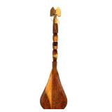 Vintage Carved Wood Polynesian Style Ceremonial Paddle Club Pacific Islands Art
