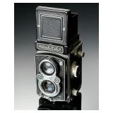 1950 Rolleiflex K4A 3.5 TLR Camera w/ Schneider-Kreuznach Xenar 75mm f/3.5 Lens