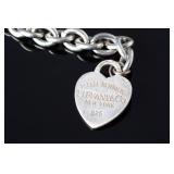 Tiffany & Co. Sterling Silver Return to Tiffany Heart Tag Toggle Bracelet 925