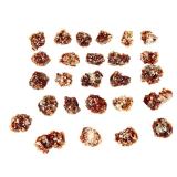 Large Lot of 26 Aragonite Star Cluster Crystal Mineral Specimens, 6 lbs Total