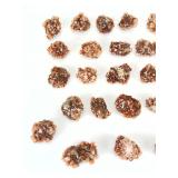 Large Lot of 26 Aragonite Star Cluster Crystal Mineral Specimens, 6 lbs Total