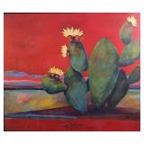 Patrick Coffaro "Calling All Butterflies" Signed & Dated Cactus Print