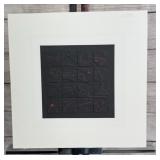 Abstract Mixed Media Layered Paper Cut Art, Unframed, Modern Style