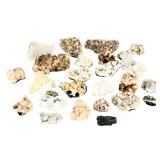 27-Piece Natural Crystal & Mineral Specimen Collection - Geodes, Quartz, Calcite