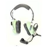 Lot of 2 David Clark Aviation Headsets: H10-30 & H10-76 Pilot Headsets