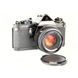 Pentax ME 35mm SLR Film Camera Body w/ 3 Lenses: 50mm, 80-200mm, 135mm