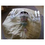 Antique Venetian Murano Glass 4-Light Chandelier