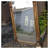 Antique Mirror (bottom) Total Height approx 8-10ft.