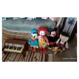 Jaymar Toy Piano, Donald, Ronald, Mickey Mouse, and Campbell Soup Boy, Pluto