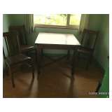 English Oak Draw Leaf Table Barley Twist Legs