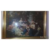 Empress Eugenie and her ladies-in-waiting, Print, by Winterhalter