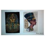 Latch Hook - King Tut and Nefertiti