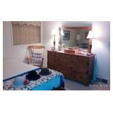 Rocker, Baumritter Dresser with Mirror