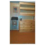 Folding Chairs, Chest of Drawers with Shelving