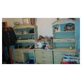 French Provincial Dresser and Hutch set