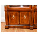 BUY IT NOW!  Lot #105, Century Furniture Lighted Capuan China Cabinet w Glass Shelves, $800