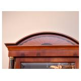 BUY IT NOW!  Lot #105, Century Furniture Lighted Capuan China Cabinet w Glass Shelves, $800