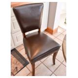 BUY IT NOW!  Lot #107, Bistro-Size Dining Table (Grayish Wood Tone) & 2 Chairs, $300