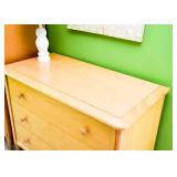 BUY IT NOW!  Lot #108, Light Wood Tone 3-Drawer Chest, $200