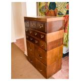 Vintage Oak File Cabinet / Drawers