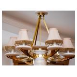 Deco Style 6-Arm Chandelier