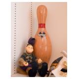 Vulcan Bowling Pin, Monkey Decor