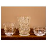 Crystal, Pressed Glass, Cut Glass