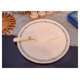 Elegant Cake Platter & Server
