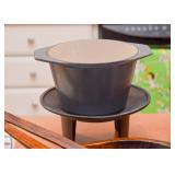 Cast Iron Fondue Pot