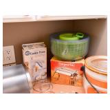 Cookie Press, Salad Spinner, Pasta Maker