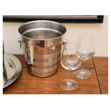 Ice Bucket & Stemware