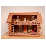 Log Cabin Doll House