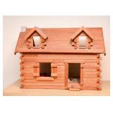 Log Cabin Doll House