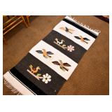 Mexican Wool Bird Rug 