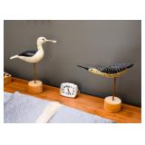 Hand Painted Wood Carvings (Bird Sculptures)