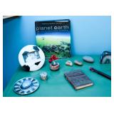 Books, Rocks, Geode, Home Decor