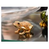 Jeweled Frog Figurine