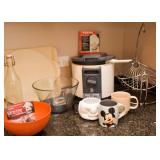 Deep Fryer, Coffee Mugs, Chicago Bears Bowl, Banana Hammock, Etc.