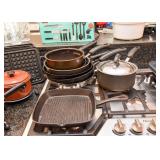 Cast Iron Grill Pan, Pots & Pans