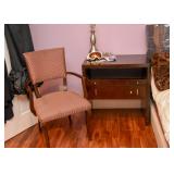 Occasional Chair, Contemporary Nightstand