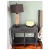 Contemporary Ebony Nightstand